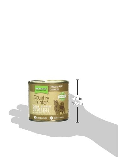 Natures Menu Country Hunter Dog Food Can Full Flavoured Rabbit Can (6 x 600g) 
