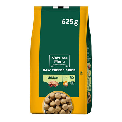 Natures Menu Freeze Dried Complete & Balanced Dog Food Nuggets - Chicken - 625gr 