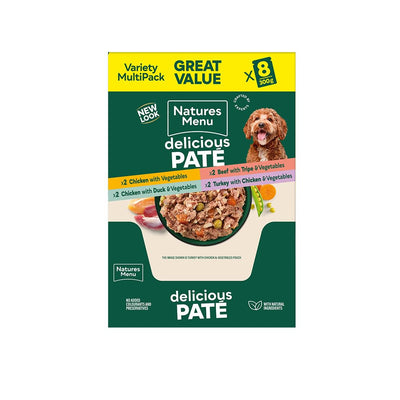 Natures Menu - Wet Dog Food - Pouches for Adult Dogs - Mixed Variety - 8 x 300g 