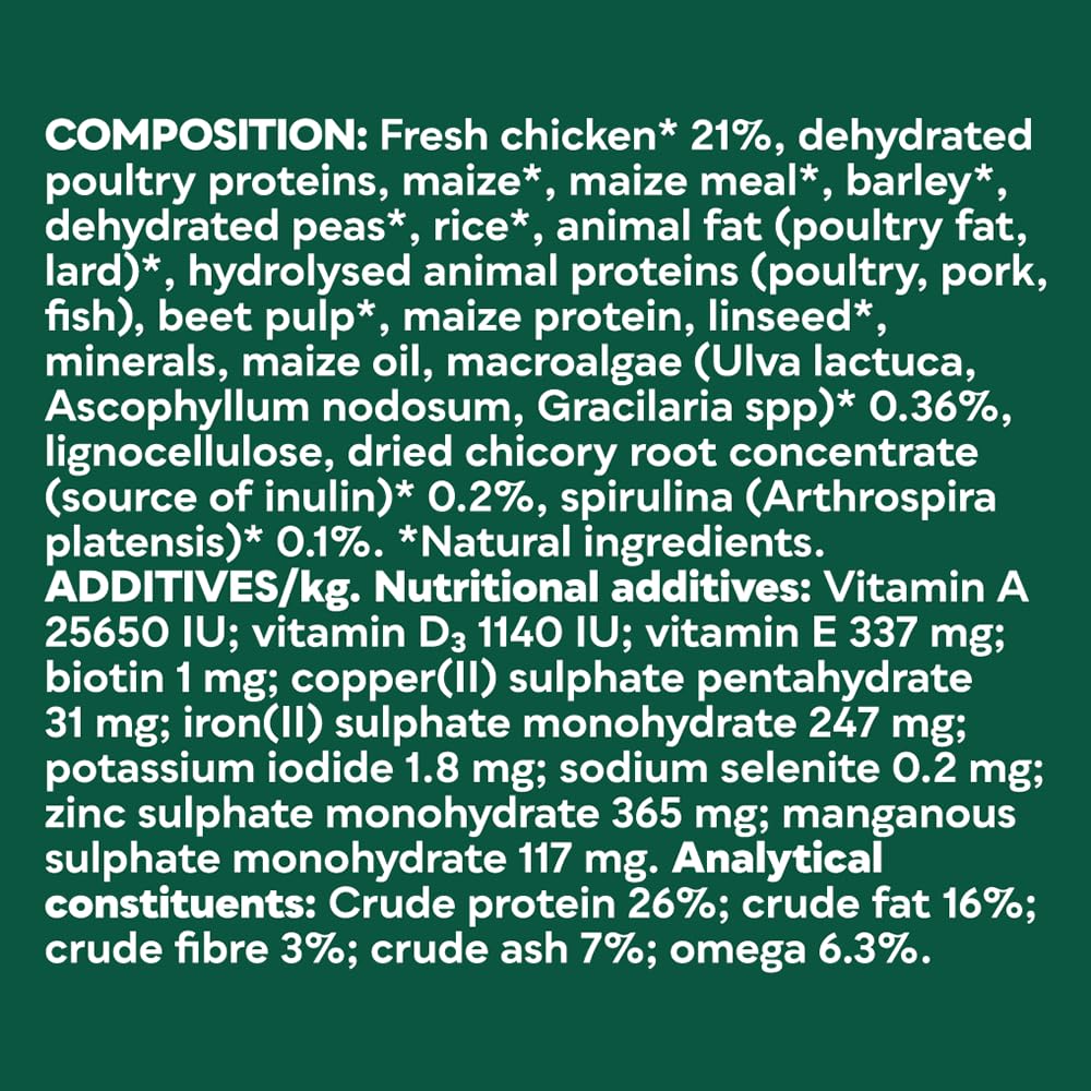 Natures Menu Raw boost Dry Food for Dogs with Fresh Chicken - 3kg 