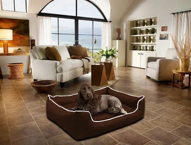 Wholesale Luxury Dog Bed-Memory Foam Waterproof Dog Settee (Copy) 