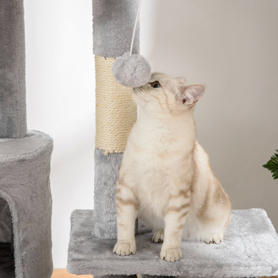 Floor-to-Ceiling Cat Tree – Adjustable, Sturdy & Multi-Level Fun 