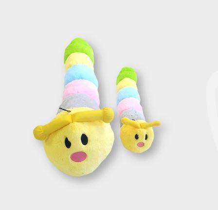 Gor Hugs Dog Toy - Caterpillar Soft Toy for Dogs - Petzenya