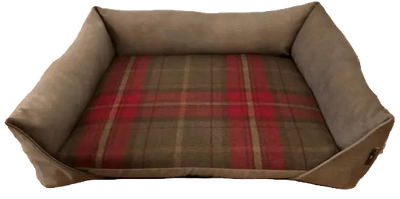 Sofa Pet Bed | Fibre Filled With Poly Bonded Inner Removeable Pad | Non Slip Base 