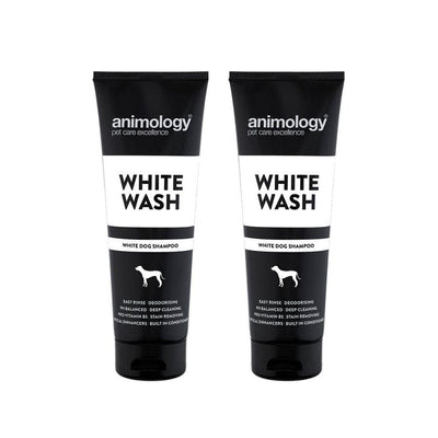 Dog Whitening, Dog Shampoo - Animology White Wash 250ml - Petzenya